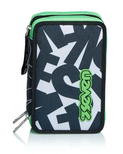 Store Seven 3 Compartments Pencil Case - Alpha Beat