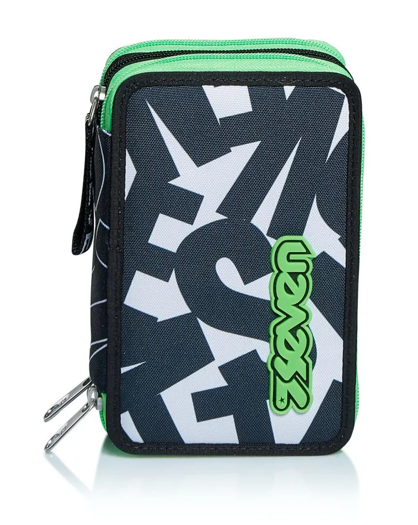 Store Seven 3 Compartments Pencil Case - Alpha Beat