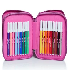 Clearance Seven 3 Zip Pencil Case- Pen Pad -Love Songs