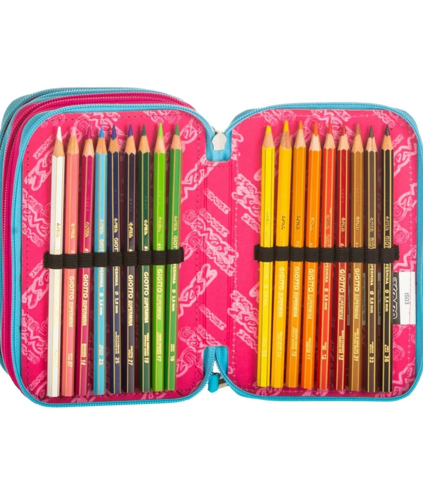 Shop Seven Pencil Case 3 Zip - Lefleur