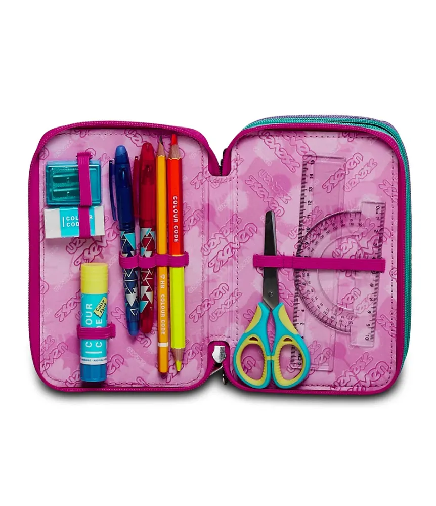 Cheap Seven ® 3 Zip Etui - Splashy Lilac