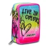 Flash Sale Seven ® 3 Zip Pencil Case - Colour Expression