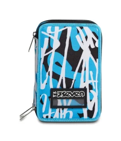 Hot Seven ® 3 Zip Pencil Case - Dripped Boy