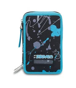 Hot Seven ® 3 Zip Pencil Case - Personal Art
