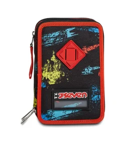 Online Seven ® 3 Zip Pencil Case - Scratchy Boy