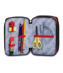 Flash Sale Seven ® 3 Zip Pencil Case - Underground Soil