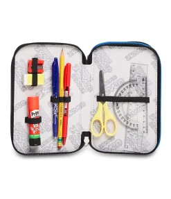 Clearance Seven ® 3 Zip Pencil Case- Yourself Boy
