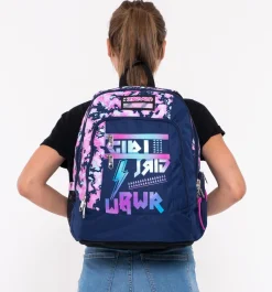 Discount Seven ® Advanced Backpack - Drawingpin Girl
