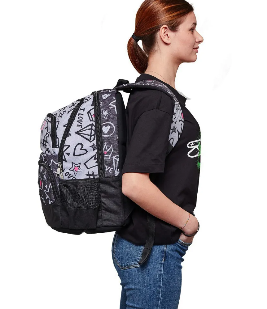 Cheap Seven ® Advanced Backpack Pockets - Zipper Glamy