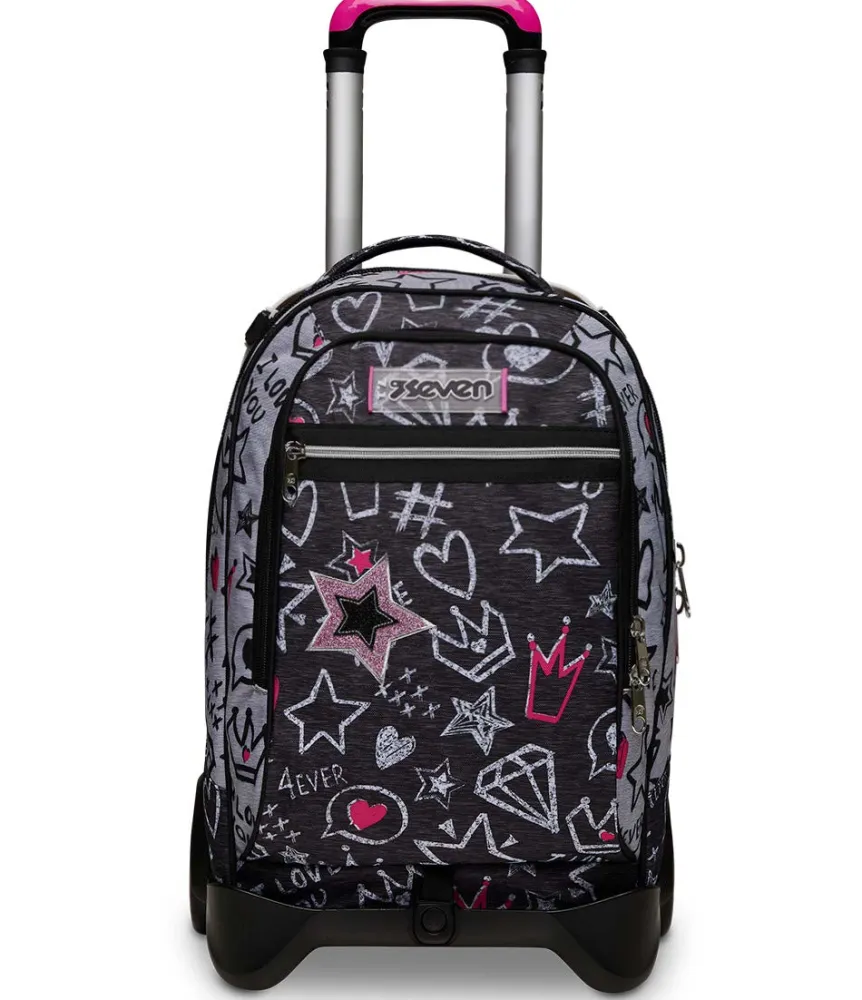 Fashion Seven ® Jack Trolley 2 Wheels - Zipper Glamy