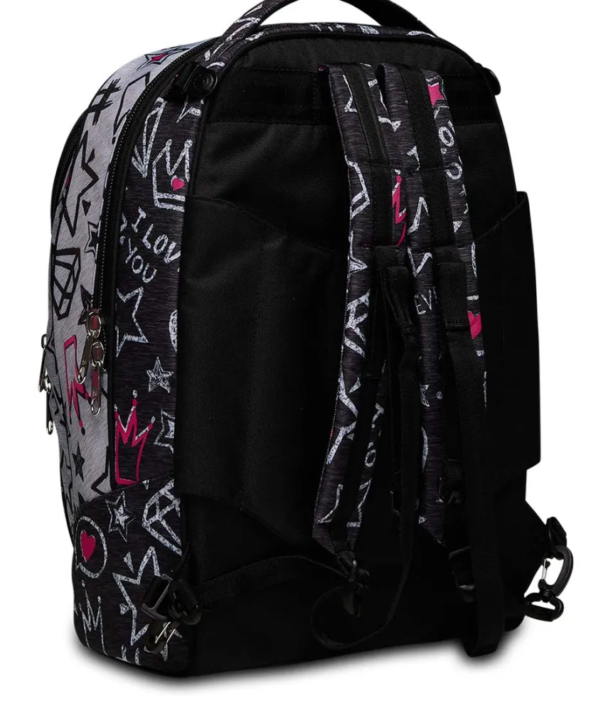 Fashion Seven ® Jack Trolley 2 Wheels - Zipper Glamy