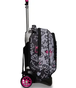 Fashion Seven ® Jack Trolley 2 Wheels - Zipper Glamy