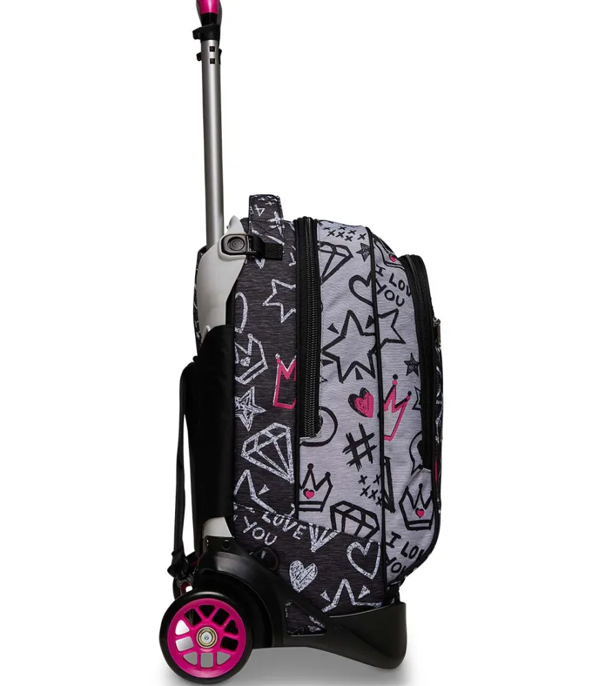 Fashion Seven ® Jack Trolley 2 Wheels - Zipper Glamy