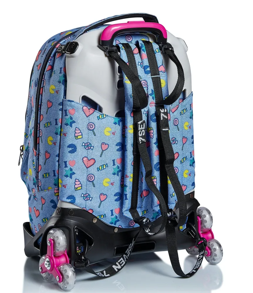 Hot Seven ® Jack Trolley 3 Wheels - Starry Rainbow -