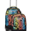 Fashion Seven ® Jack Trolley 2 Wheels Detach - Fluo Stamp
