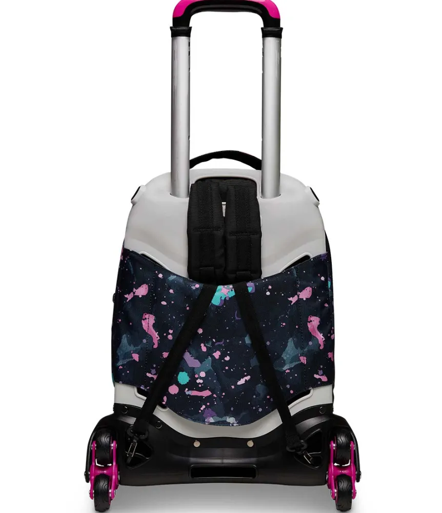 Clearance Seven ® Jack Trolley 3 Wheels Detach - Fluo String Girl