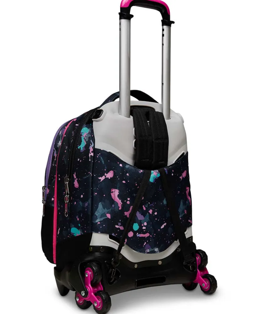 Clearance Seven ® Jack Trolley 3 Wheels Detach - Fluo String Girl