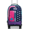 Best Seven ® Jack Trolley 4 Wheels - Pinking Blue