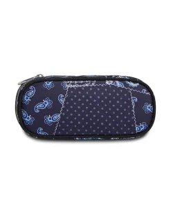 Best Seven ® Round Plus Pencil Bag The Double Blue Cashmere