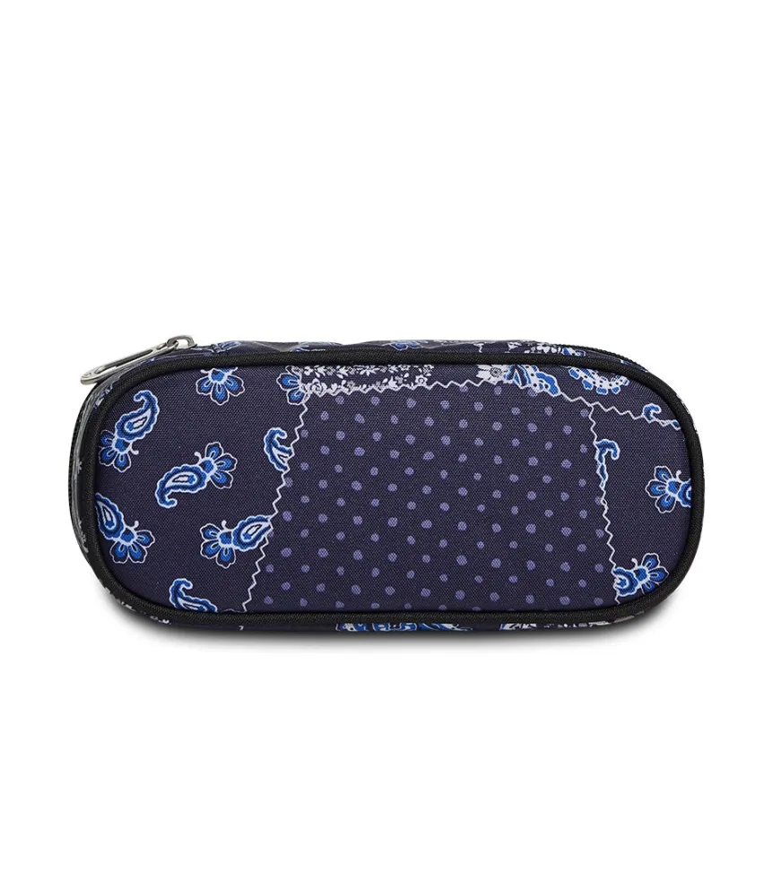 Best Seven ® Round Plus Pencil Bag The Double Blue Cashmere