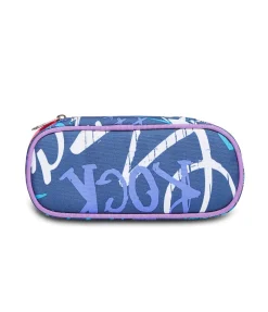 Outlet Seven ® Round Plus Pencil Bag - Rock On Girl