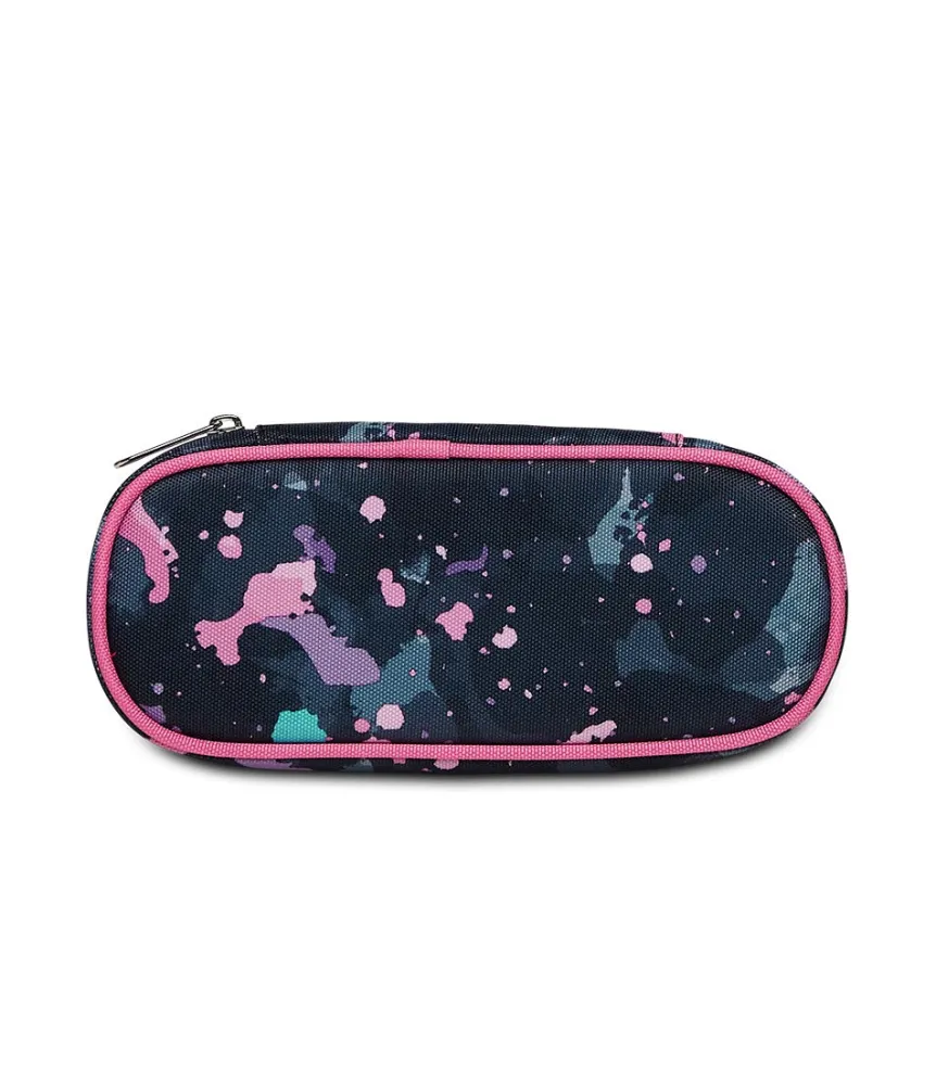 Clearance Seven ® Round Plus Pencil Bag - Fluo String Girl