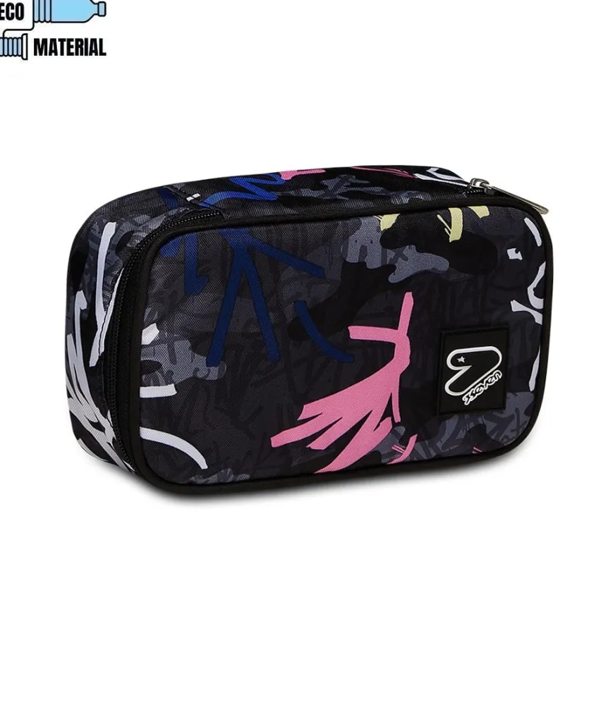 Discount Seven ® Round Plus Pencil Bag Big - The Double Marked