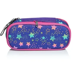 Store Seven ® Round Plus Pencil Bag - Expandable - Dance Party