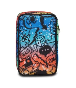 Shop Seven ® Speed Pencil Case - Fluo Stamp