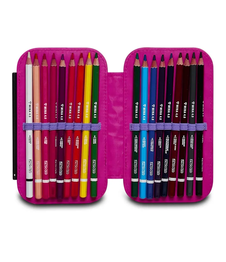 Store Seven ® Speed Pencil Case - Fluo String Girl