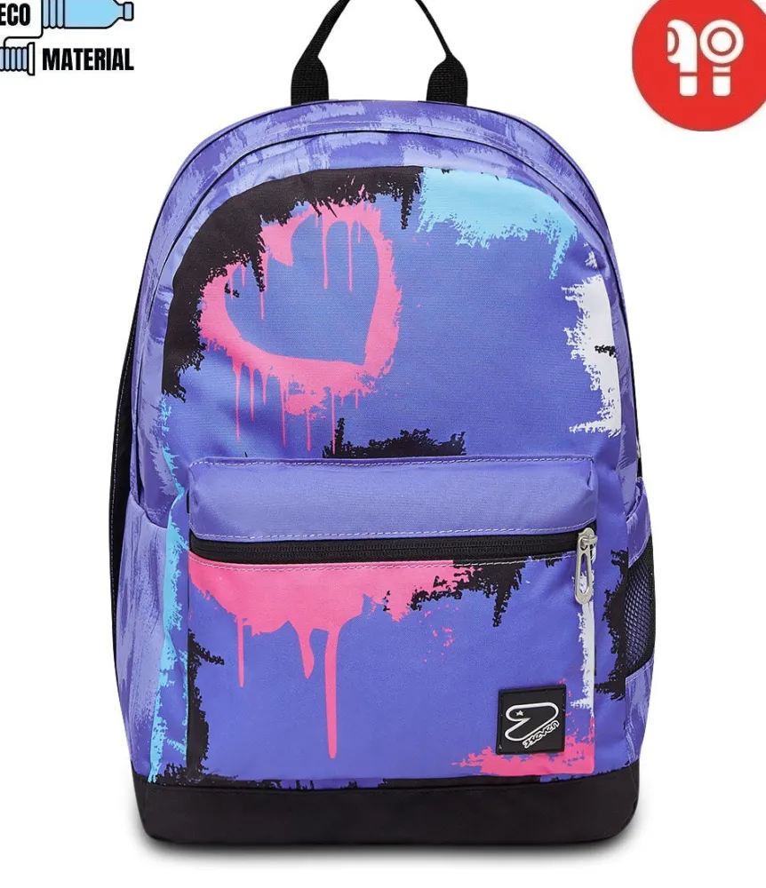 New Seven ® The Double Backpack With Earphones Wireless - The Double Flashi