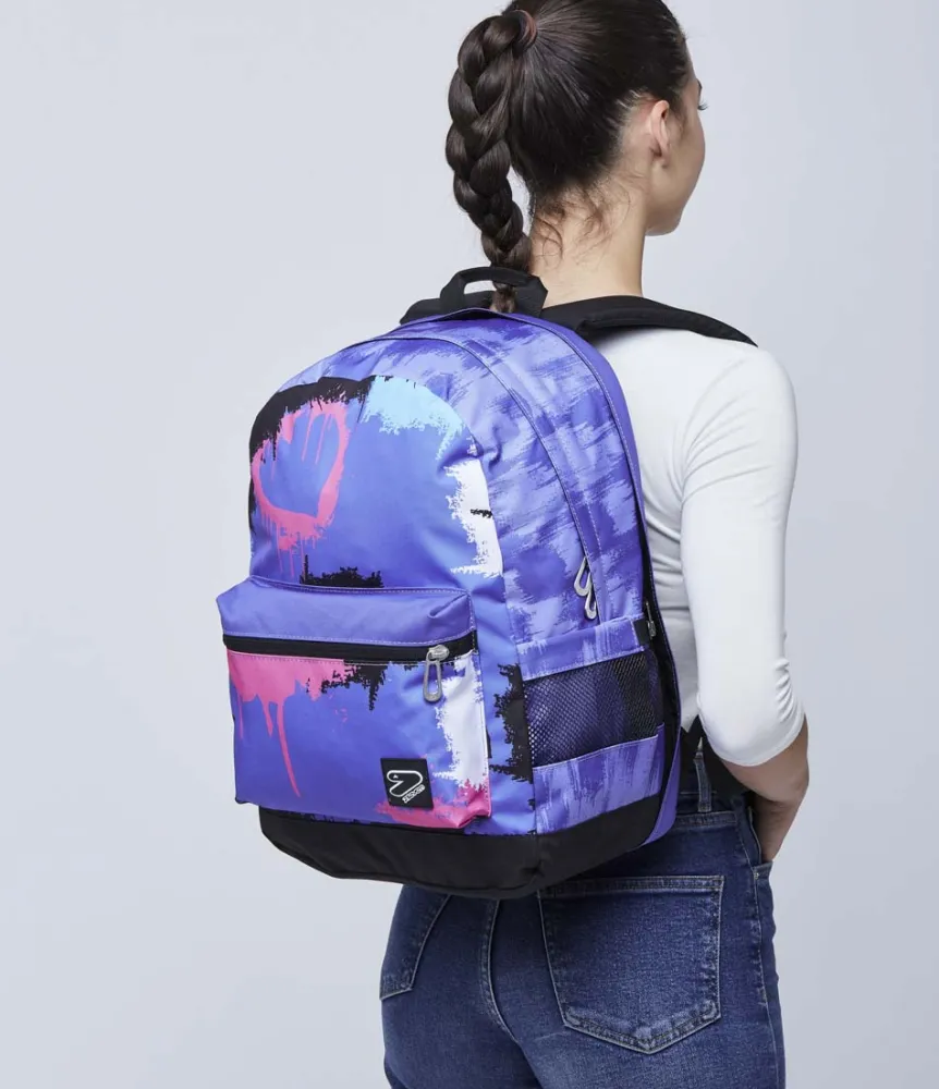 New Seven ® The Double Backpack With Earphones Wireless - The Double Flashi