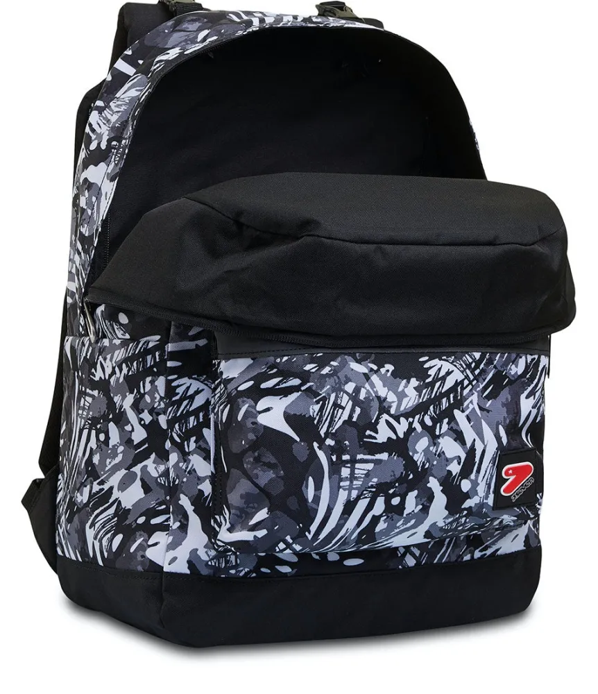 Clearance Seven ® The Double Backpack With Headphones - White Shades