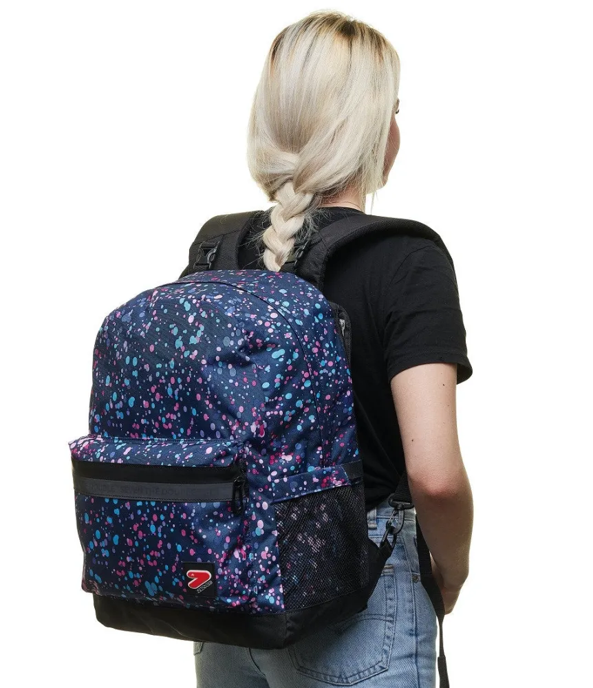 Online Seven ® The Double Backpack With Headphones - Color Spots