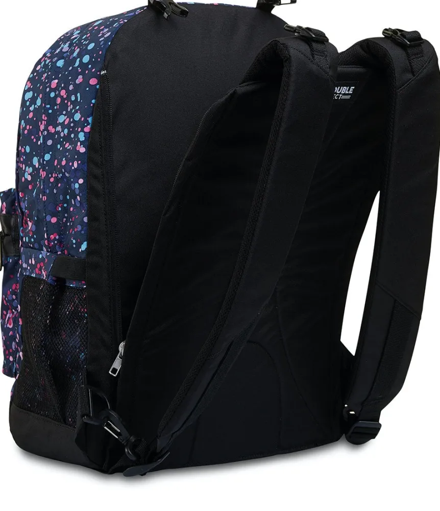 Online Seven ® The Double Backpack With Headphones - Color Spots