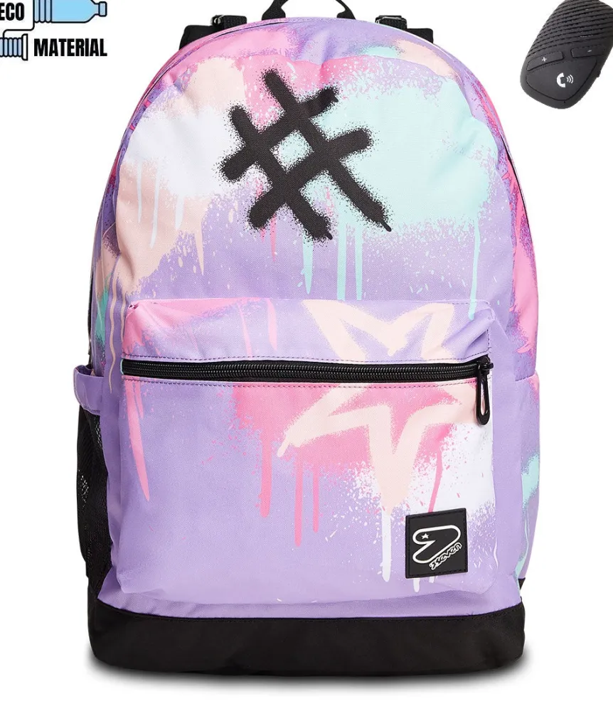 Store Seven ® The Double Backpack - Music And Vibes With Wireless Device