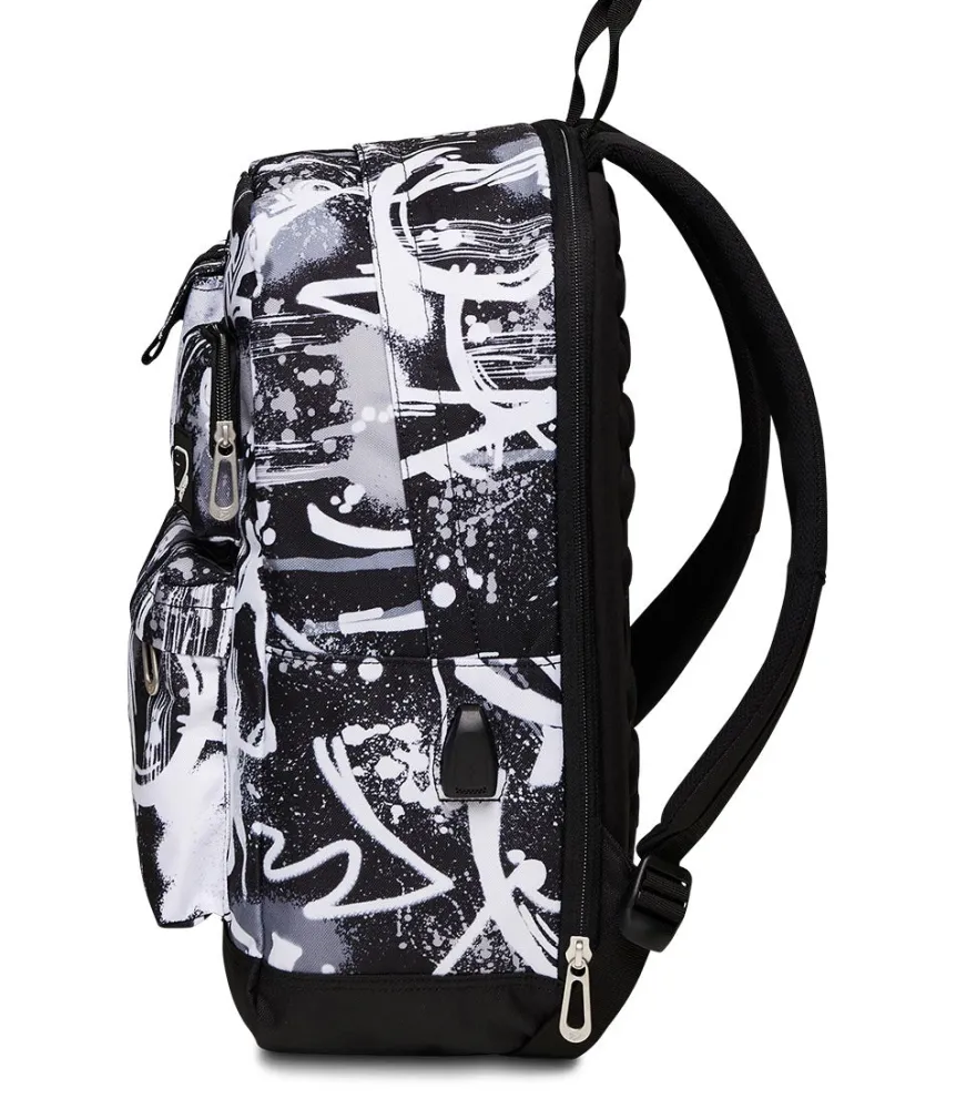 Shop Seven ® The Double Pro Pockets Expandable Backpack With Powerbank