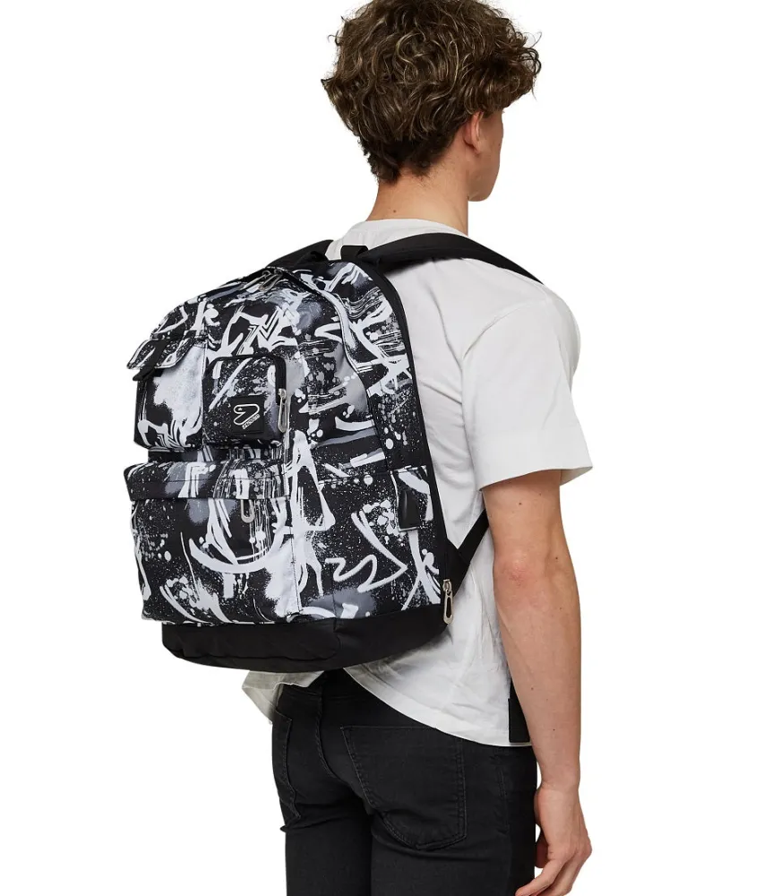 Shop Seven ® The Double Pro Pockets Expandable Backpack With Powerbank