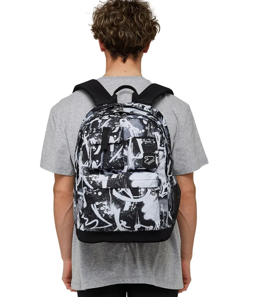 Best Seven ® The Double Pro Xxl Pockets Backpack With Wireless Earphones