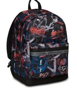 Outlet Seven ® The Double Pro Xxl Backpack With Wireless Earphones