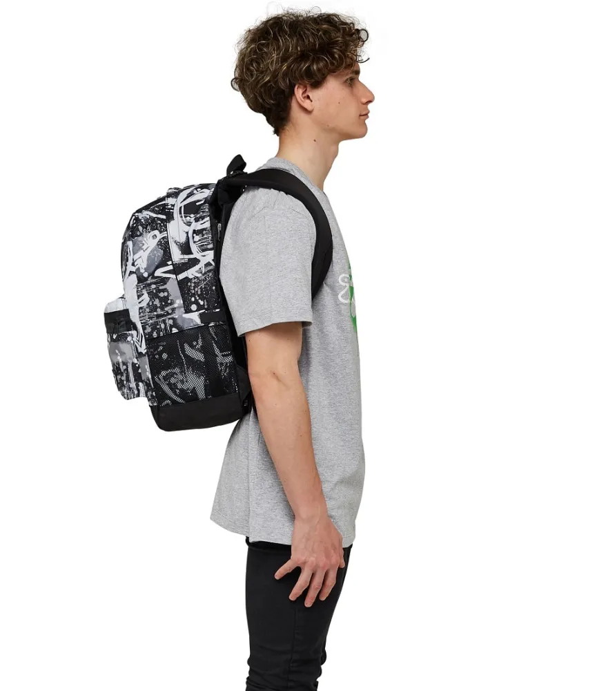 Store Seven ® The Double Reversible Backpack With Wireless Earphones