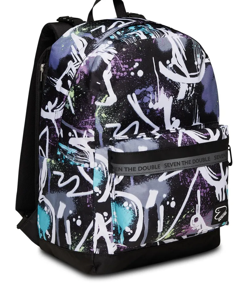 Sale Seven ® The Double Reversible Backpack With Wireless Earphones