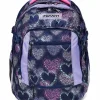 Outlet Seven ® Updown Twice School Backpack - Shading Heart