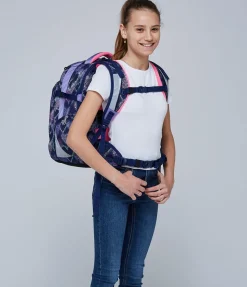 Outlet Seven ® Updown Twice School Backpack - Shading Heart