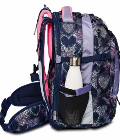 Outlet Seven ® Updown Twice School Backpack - Shading Heart