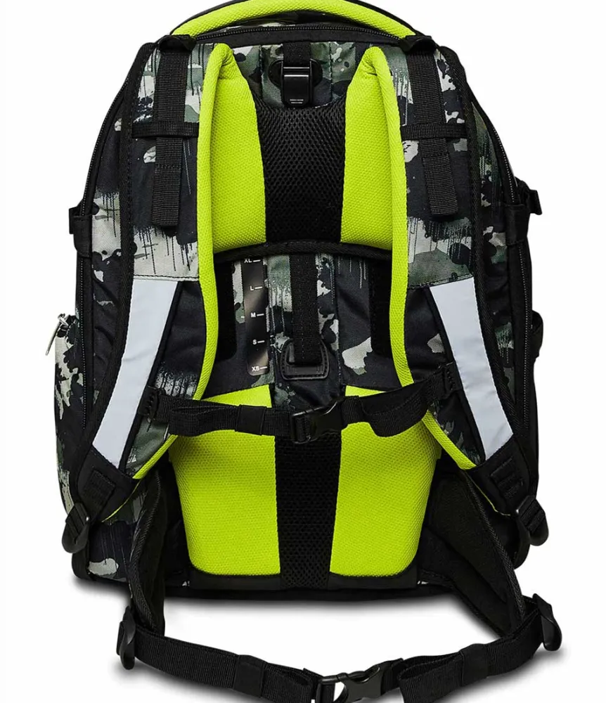 Online Seven ® Updown Twice School Backpack - Greenish Wild
