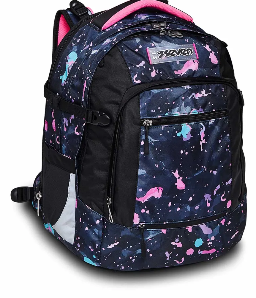 Fashion Seven ® Updown Twice School Backpack - Splashy Lilac