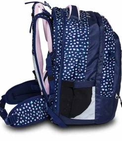 Store Seven ® Updown Twice School Backpack - Charming Patch